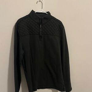 Men's deep green 1/4 zip